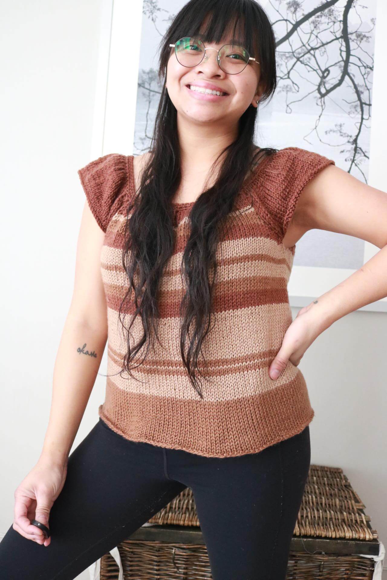 Knit Kit - Chou Top – Lion Brand Yarn