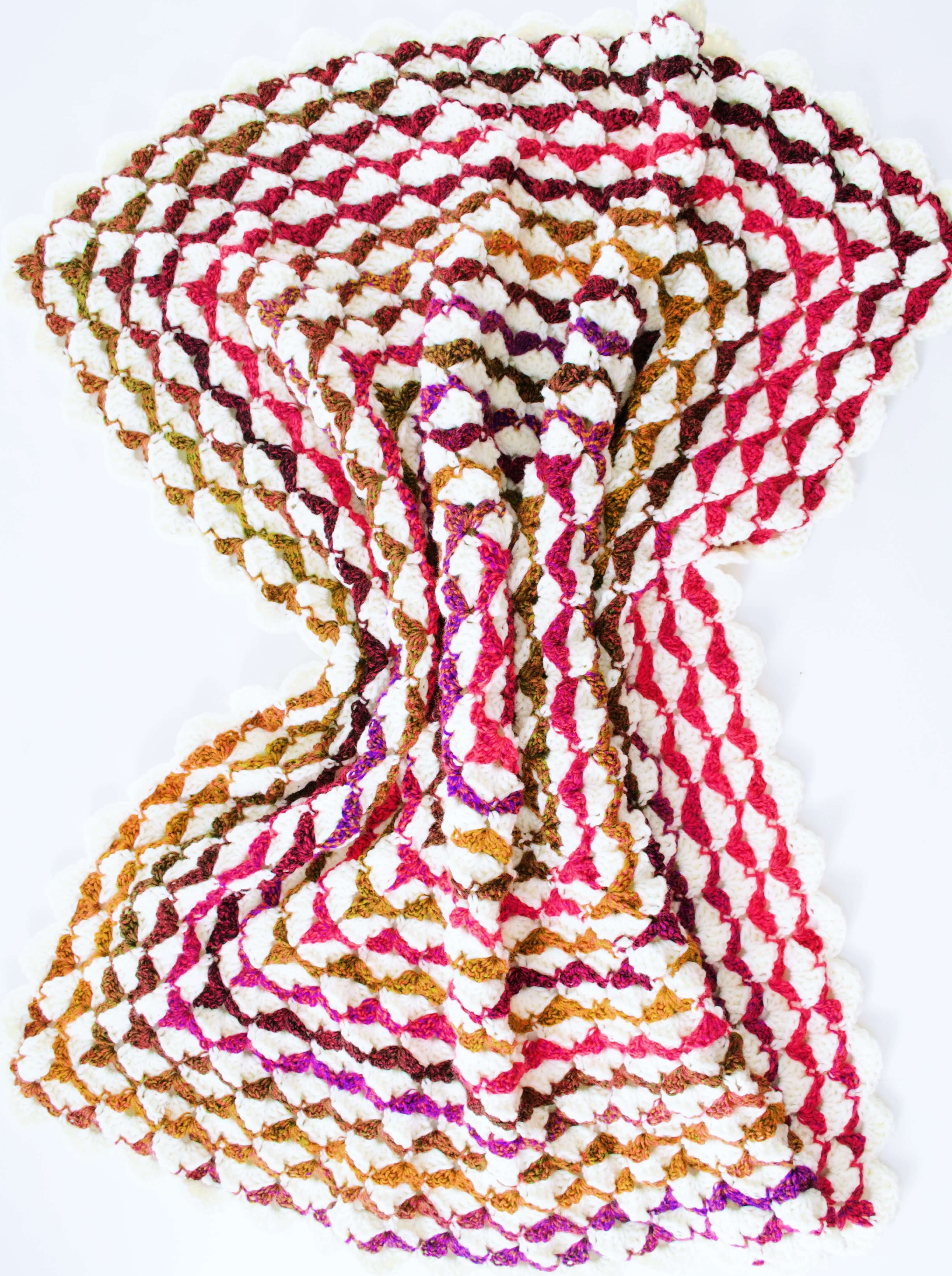 Crochet Kit - Rick-Rack Blanket – Lion Brand Yarn