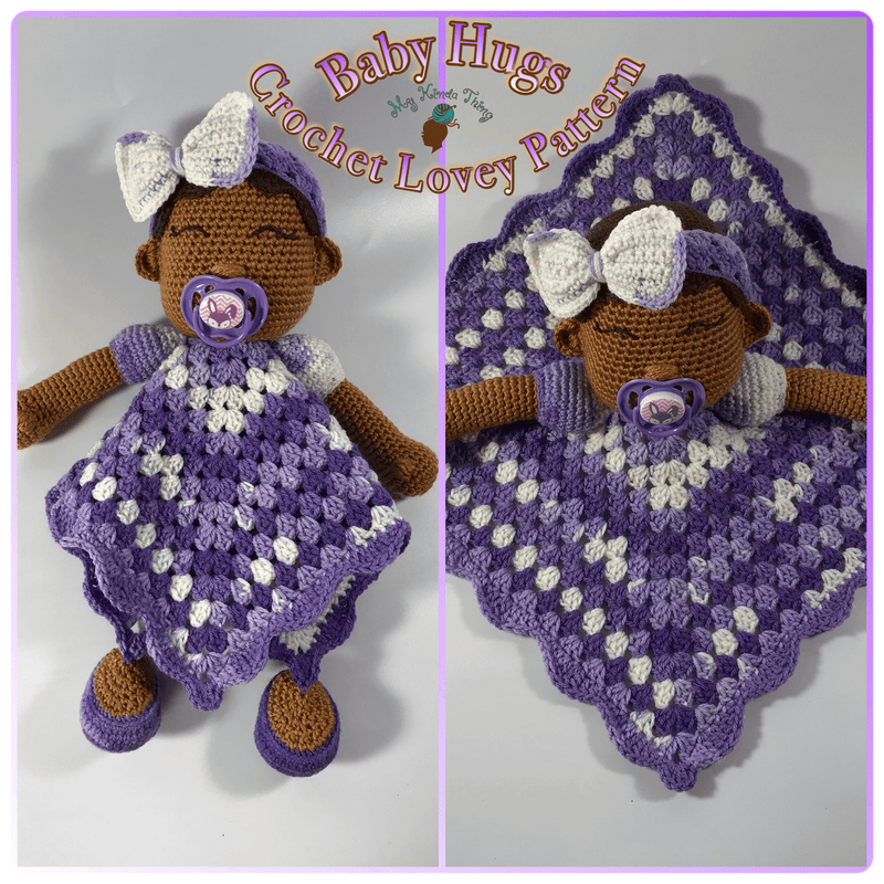 Crochet Kit - “Baby Hugs” Crochet Lovey