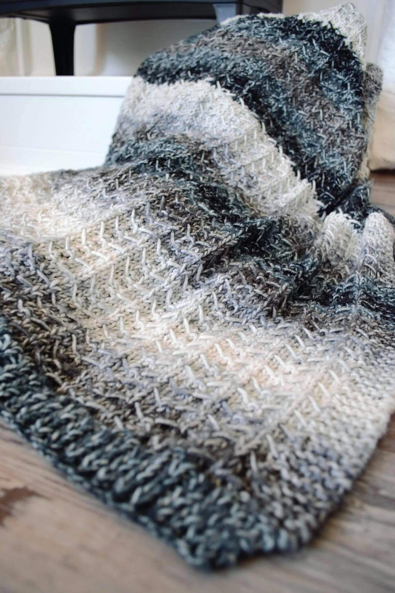 Knit Kit - The Muir Throw Blanket