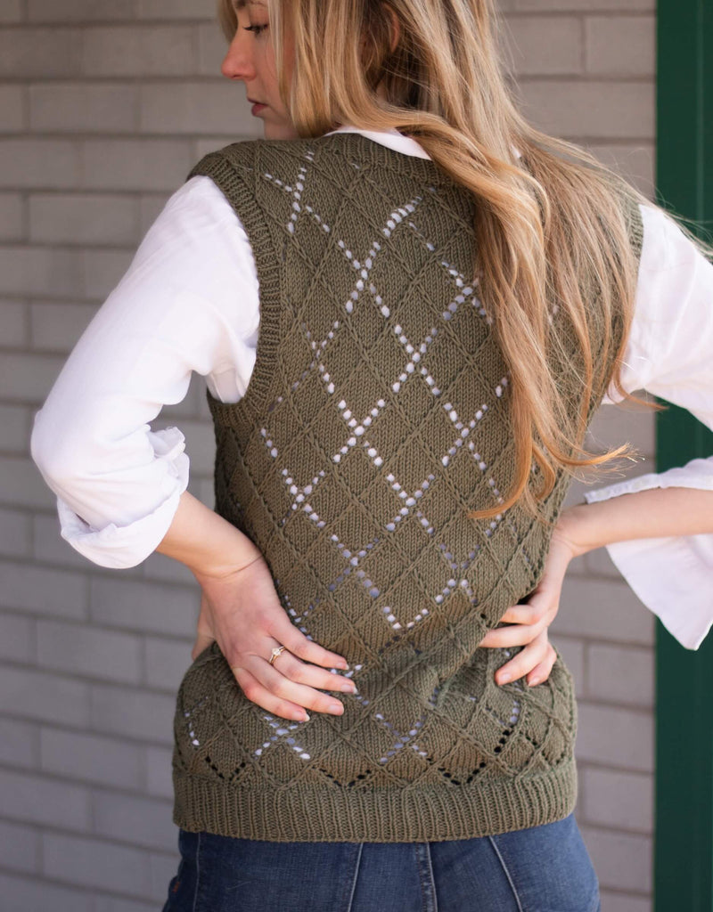 Knit Kit - Argyle Sweater Vest