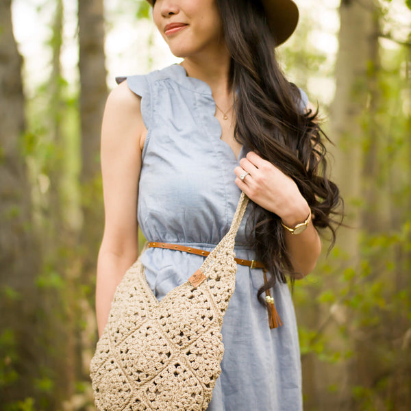 Crochet Kit - Wildrose Shoulder Bag – Lion Brand Yarn