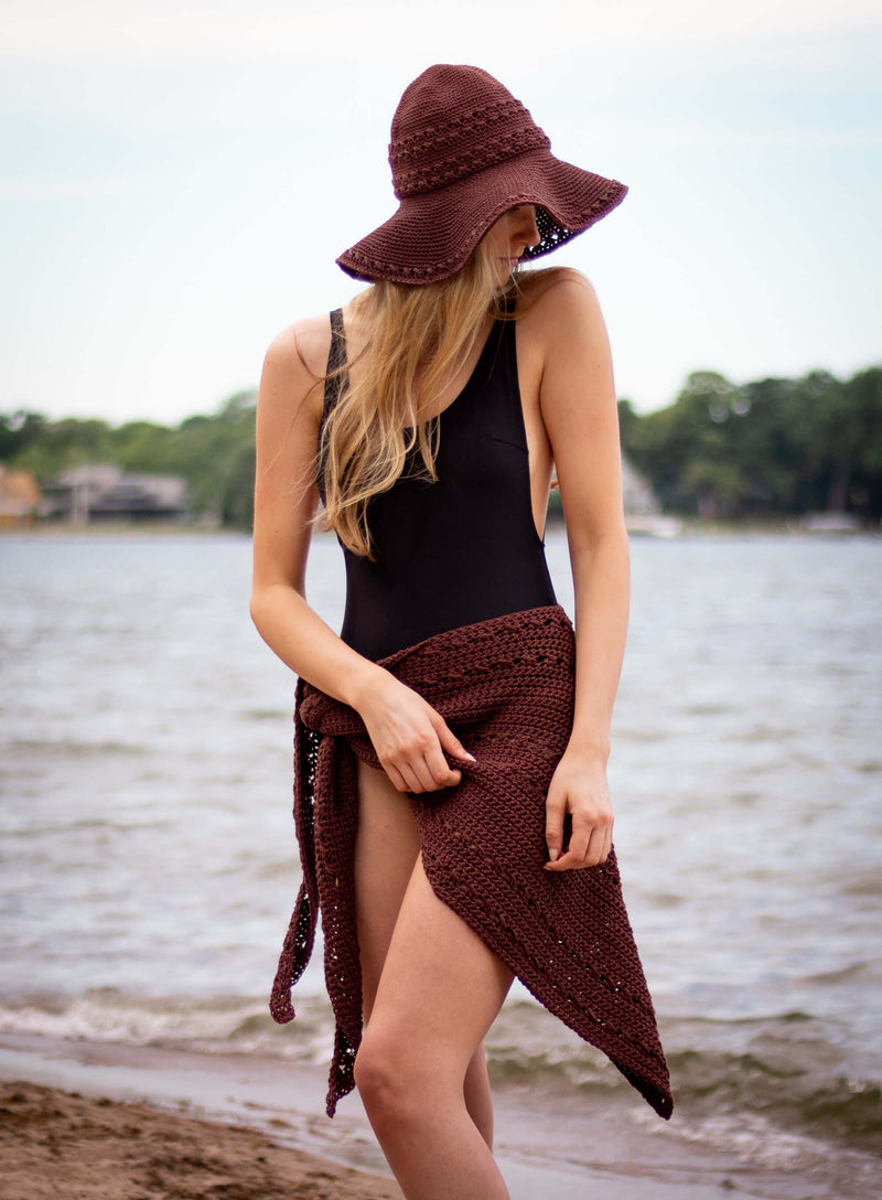 Crochet Kit - Seaside Shawl & Sun Hat