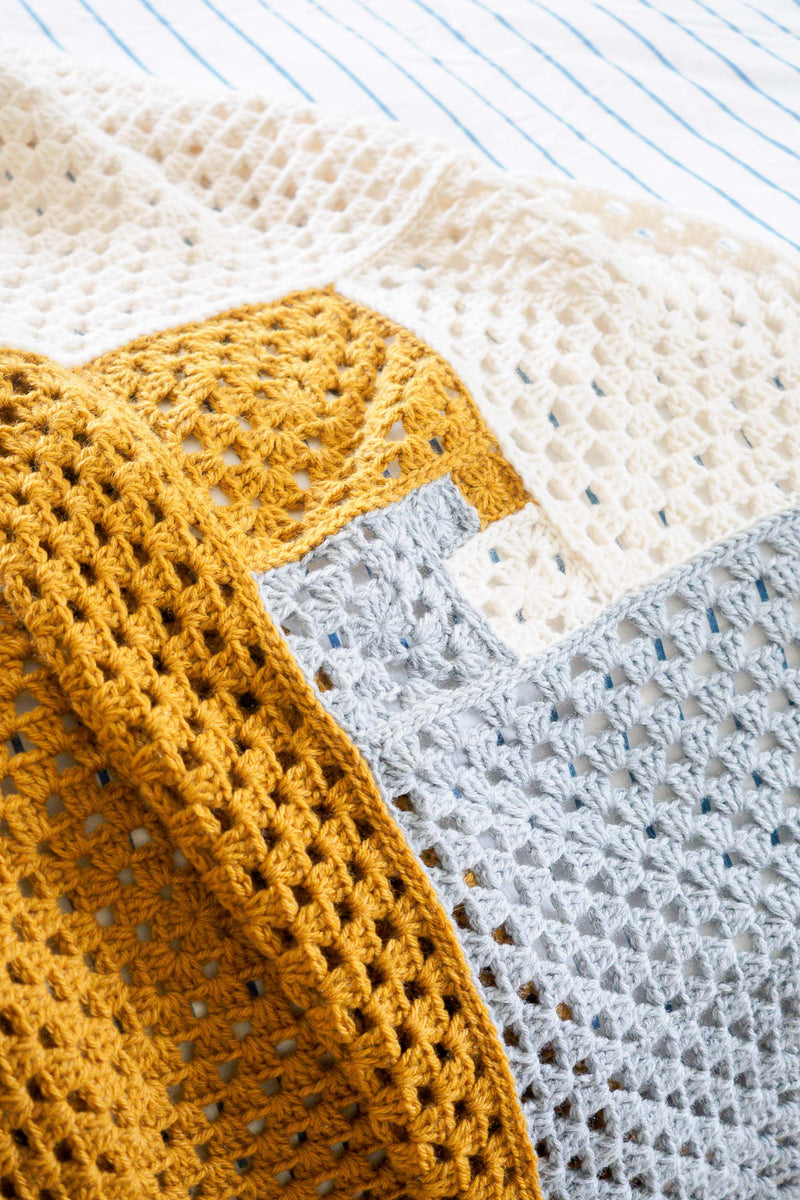 Crochet Kit - Golden Granny Blanket