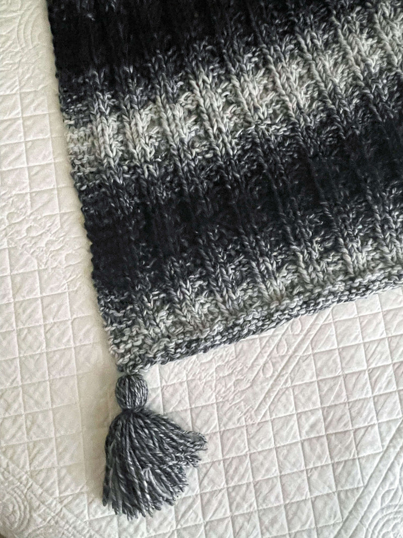 Knit Kit - Faux Cable Blanket