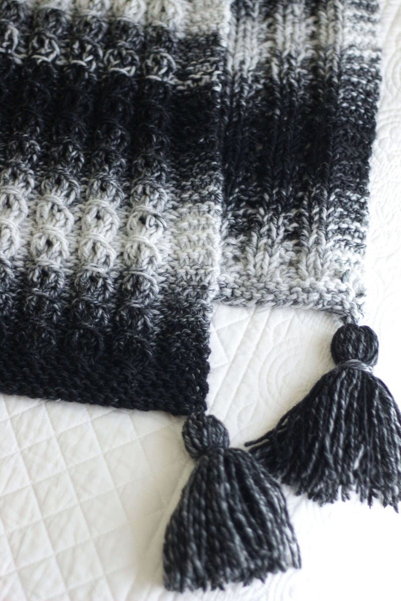 Knit Kit - Faux Cable Blanket