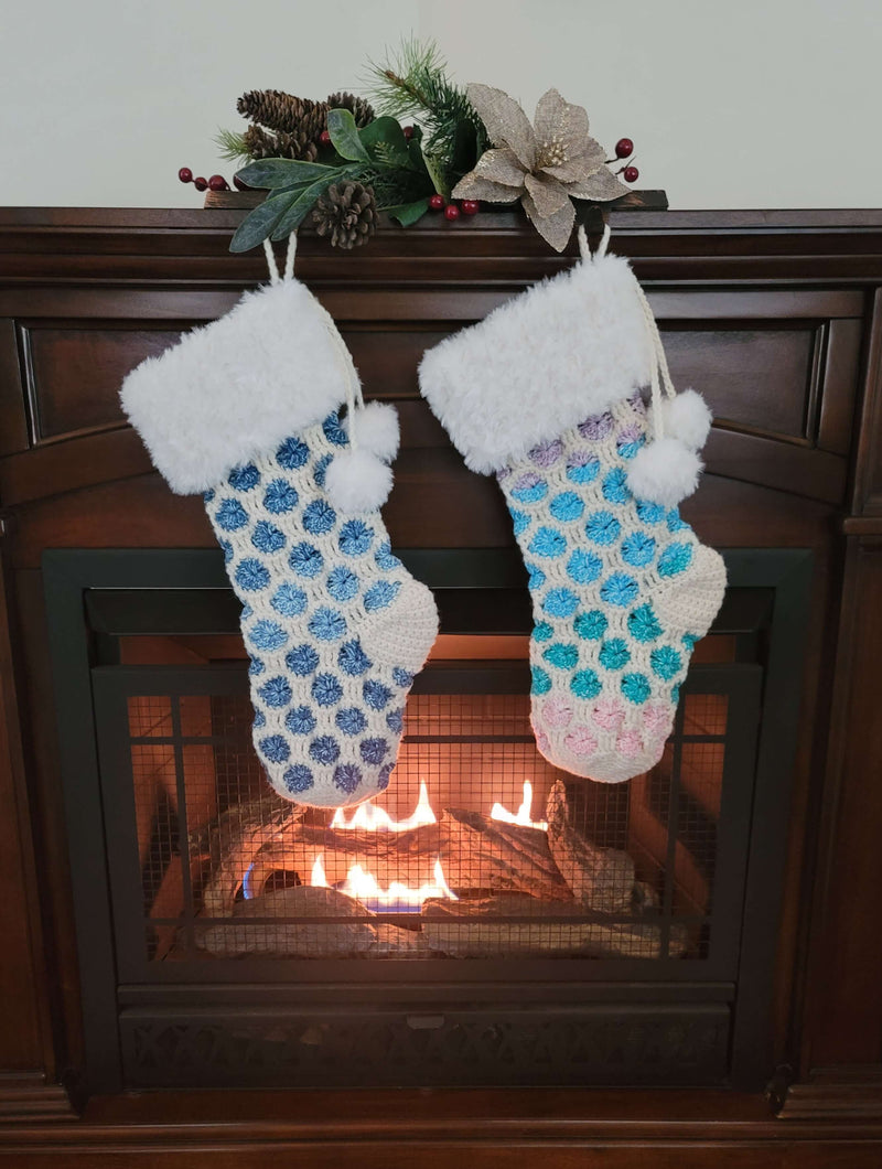 Crochet Kit - Joyful Textures Stocking
