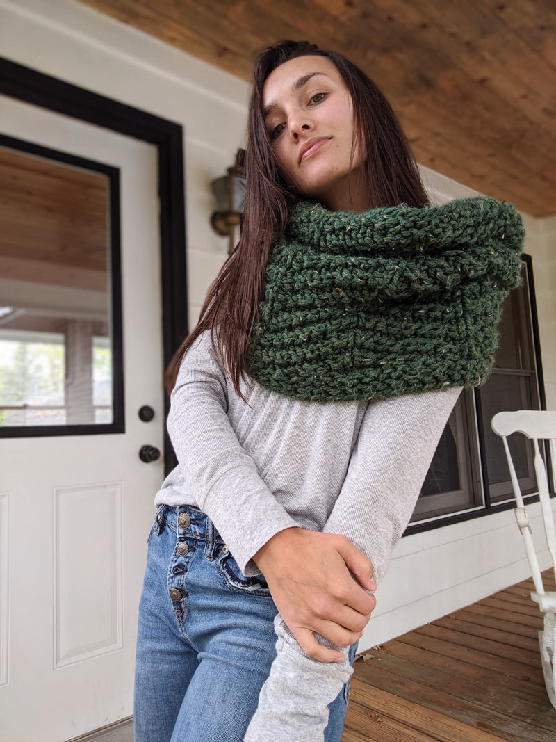 Knit Kit - Evergreen Snood – Lion Brand Yarn