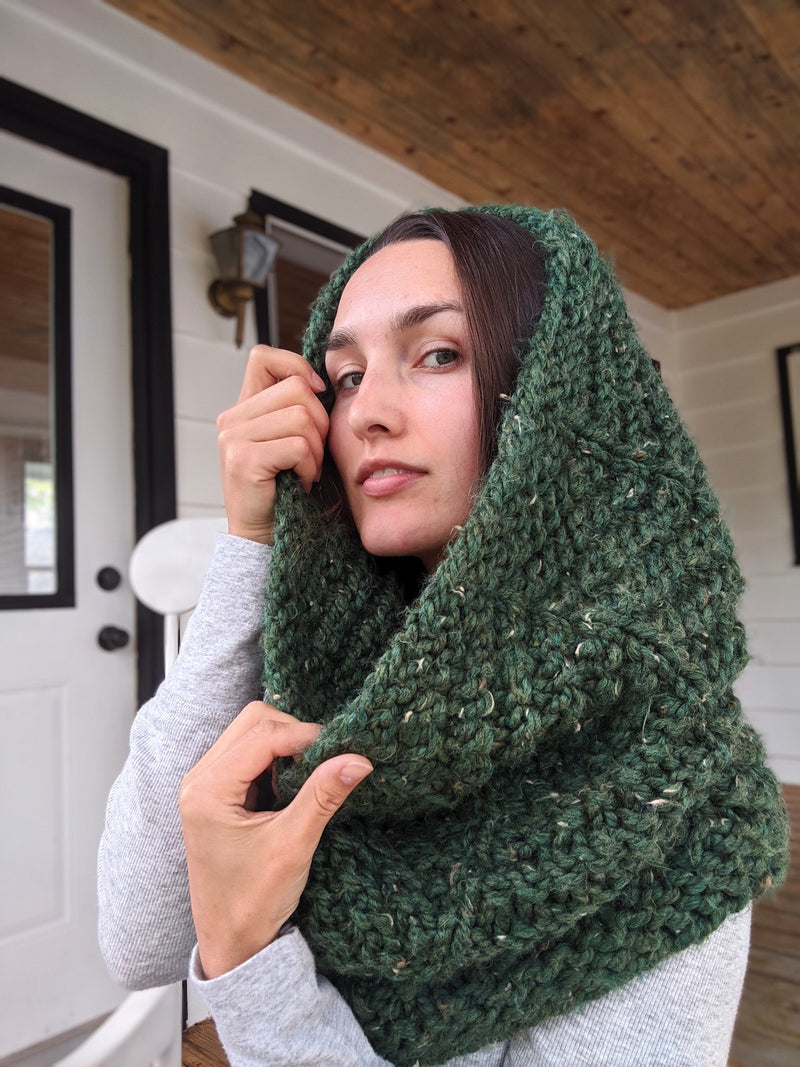 Knit Kit - Evergreen Snood