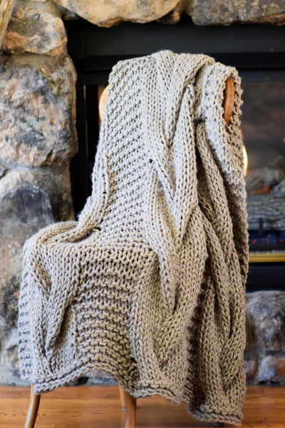 Knit Kit - Grand Cables Throw – Lion Brand Yarn