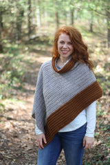 Crochet Kit - Maple Ridge Poncho image 1 thumbnail