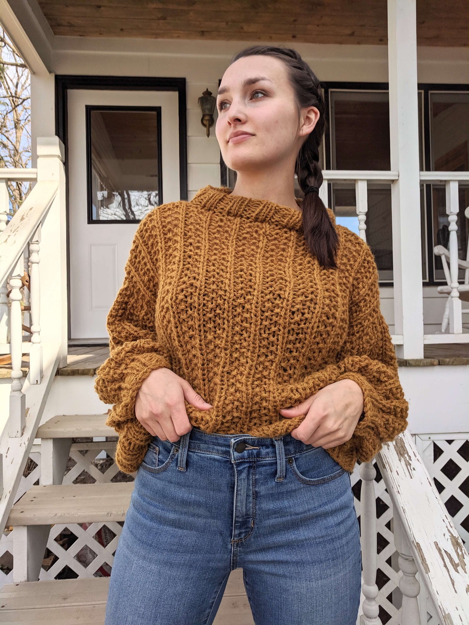Knit Kit - Justyna Jumper – Lion Brand Yarn