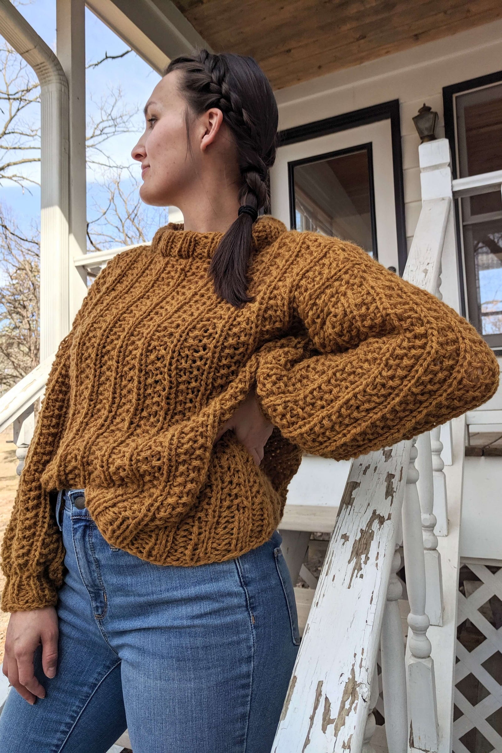 Knit Kit - Justyna Jumper – Lion Brand Yarn