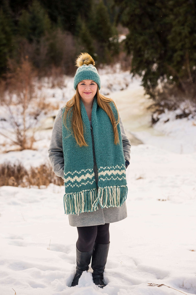 Knit Kit - Kingswood Scarf and Toque Set