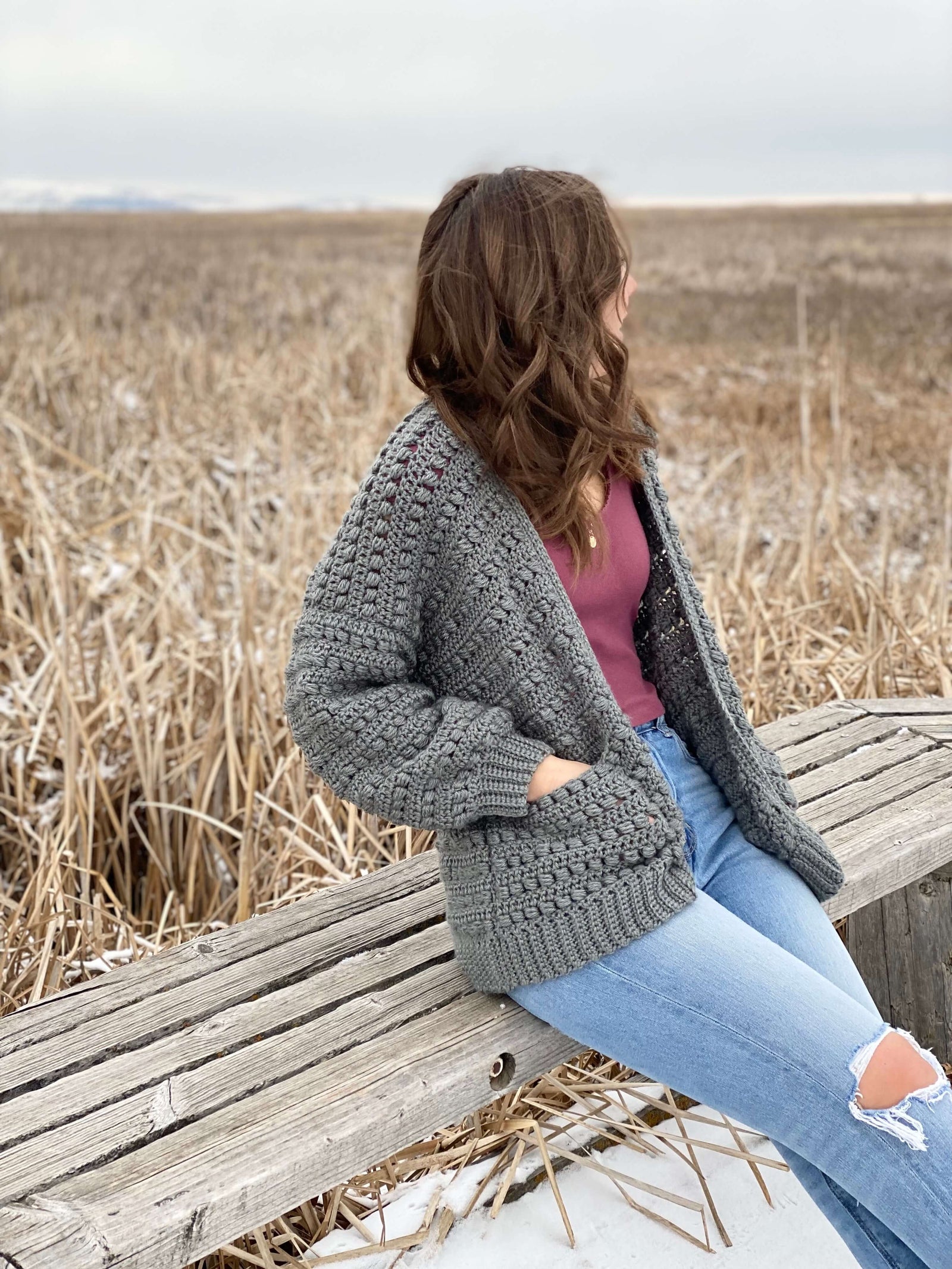 Crochet Kit - The Stony Shore Cardigan – Lion Brand Yarn