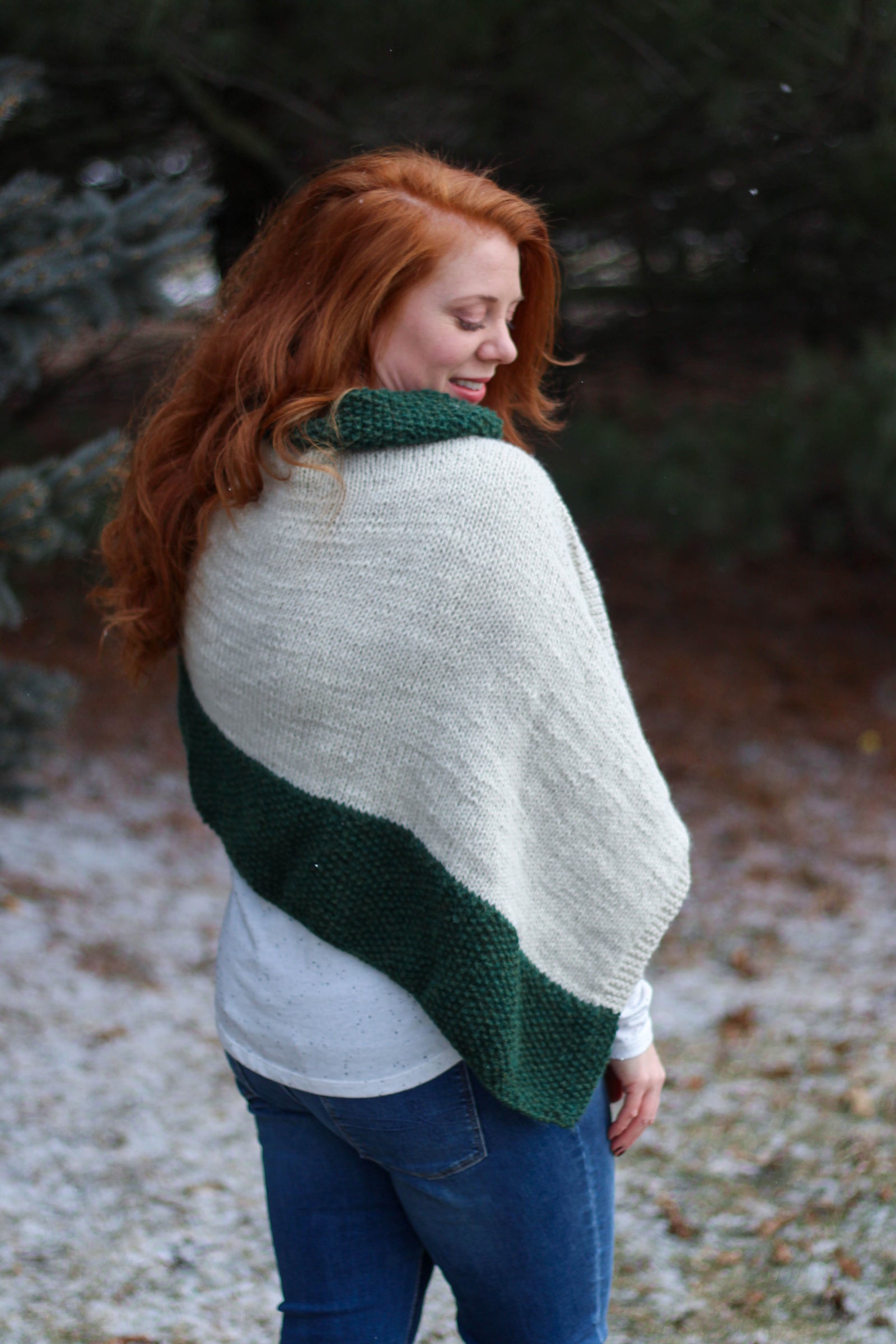 Knit Kit - Pine Ridge Poncho – Lion Brand Yarn