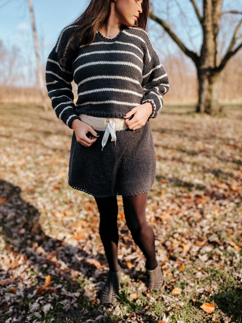 Knit Kit - Apricity Sweater & Mysig Skirt Set