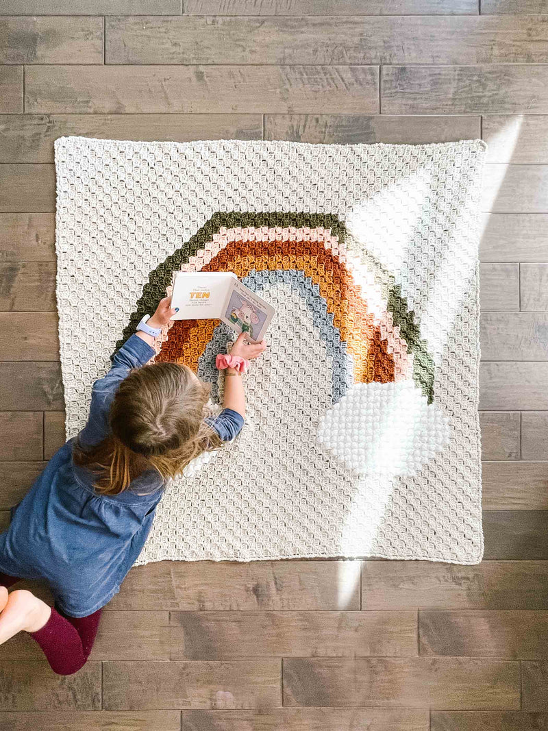 Crochet Kit - Over the Rainbow Blanket