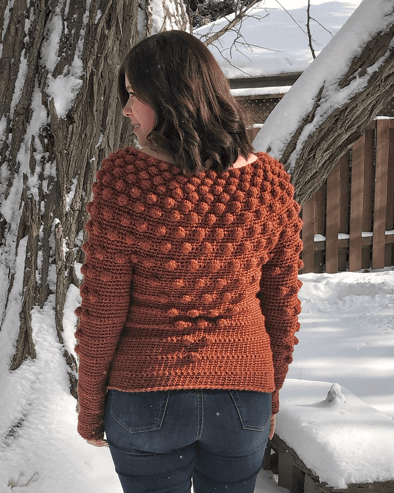 Crochet Kit - Cascading Bobbles Sweater