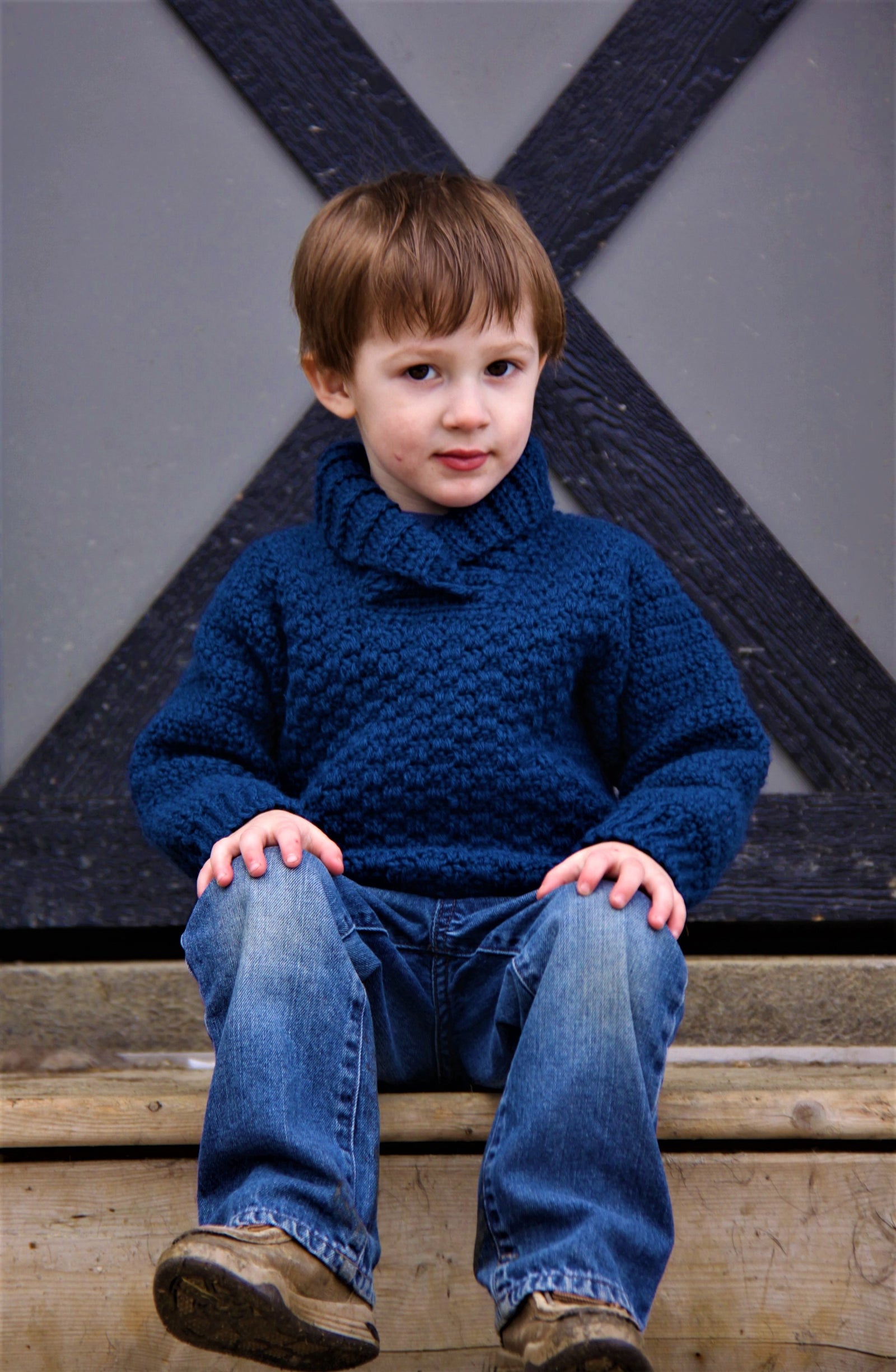 Crochet Kit - Wulf Kids Pullover – Lion Brand Yarn