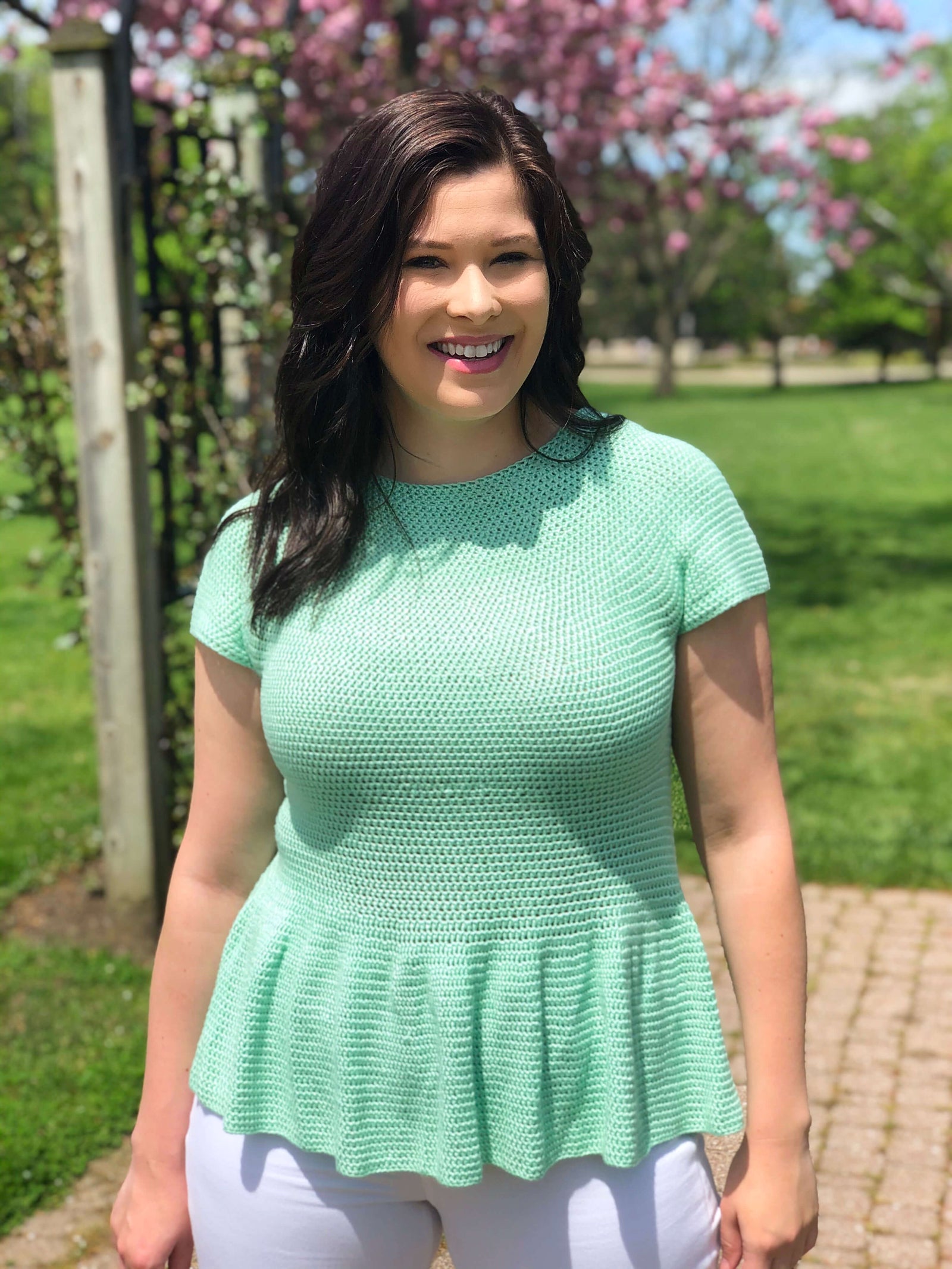Crochet Kit - Perfect Peplum Top – Lion Brand Yarn