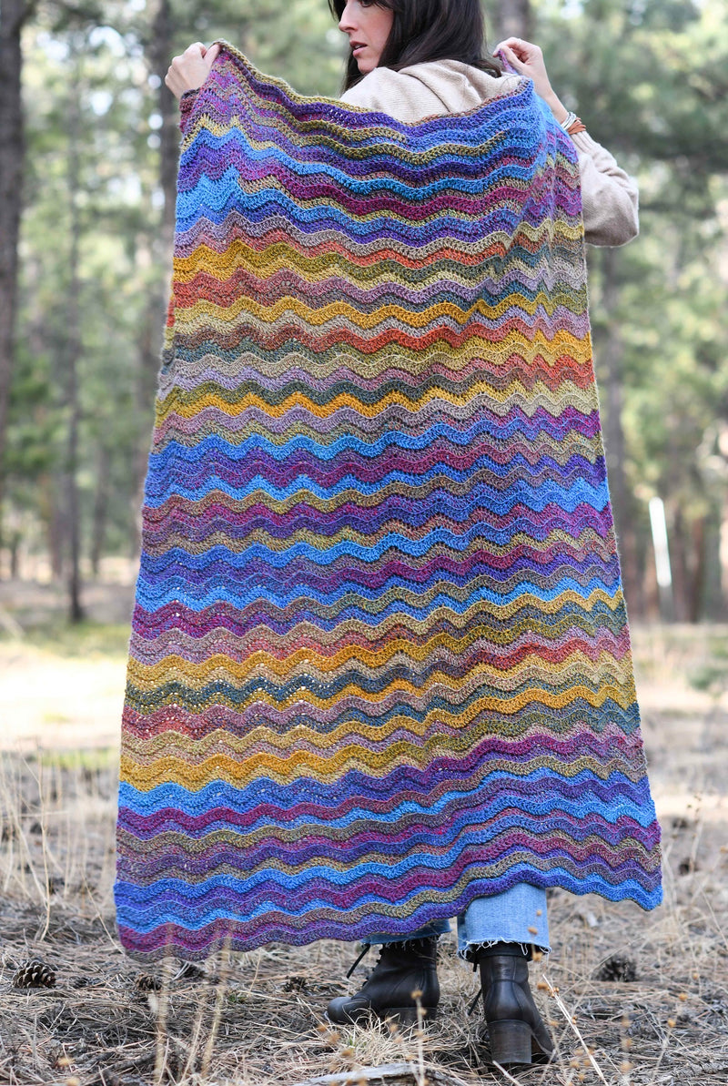 Crochet Kit - Rolling Hills Throw