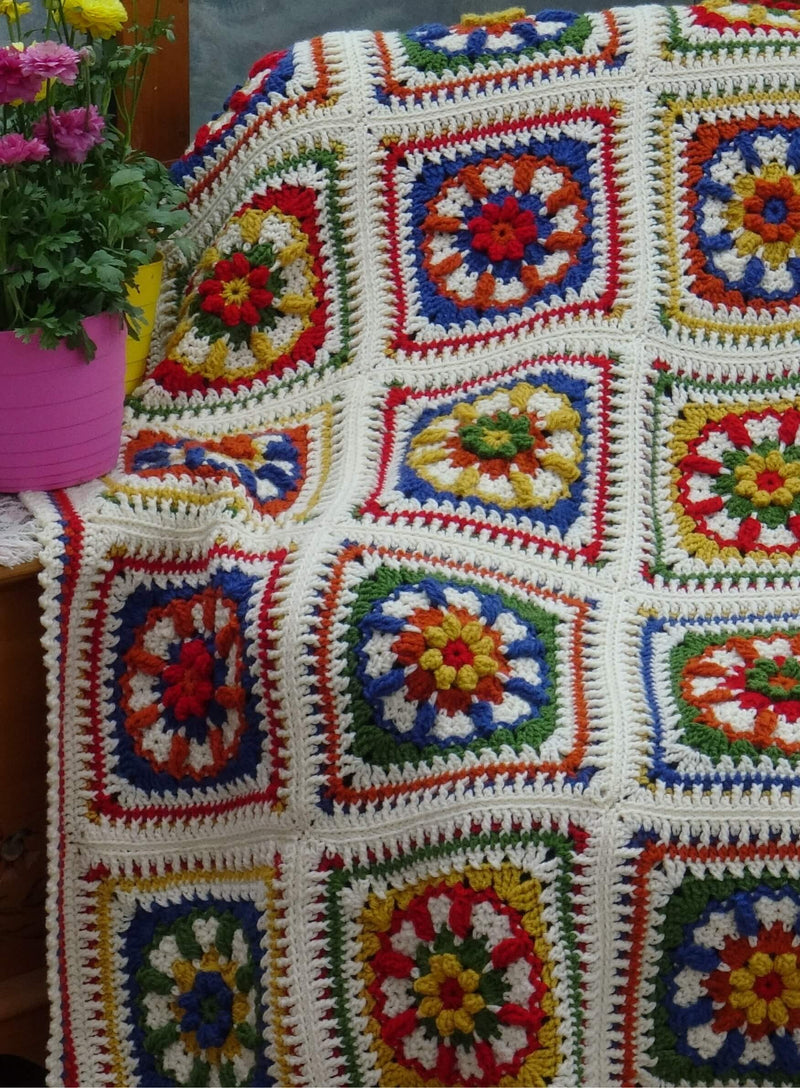 Crochet Kit - Grandma’s Garden Afghan