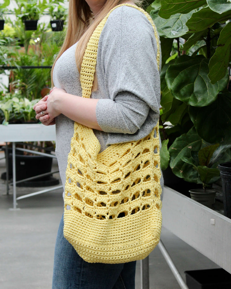 Crochet Kit - Lemon Drop Market Bag
