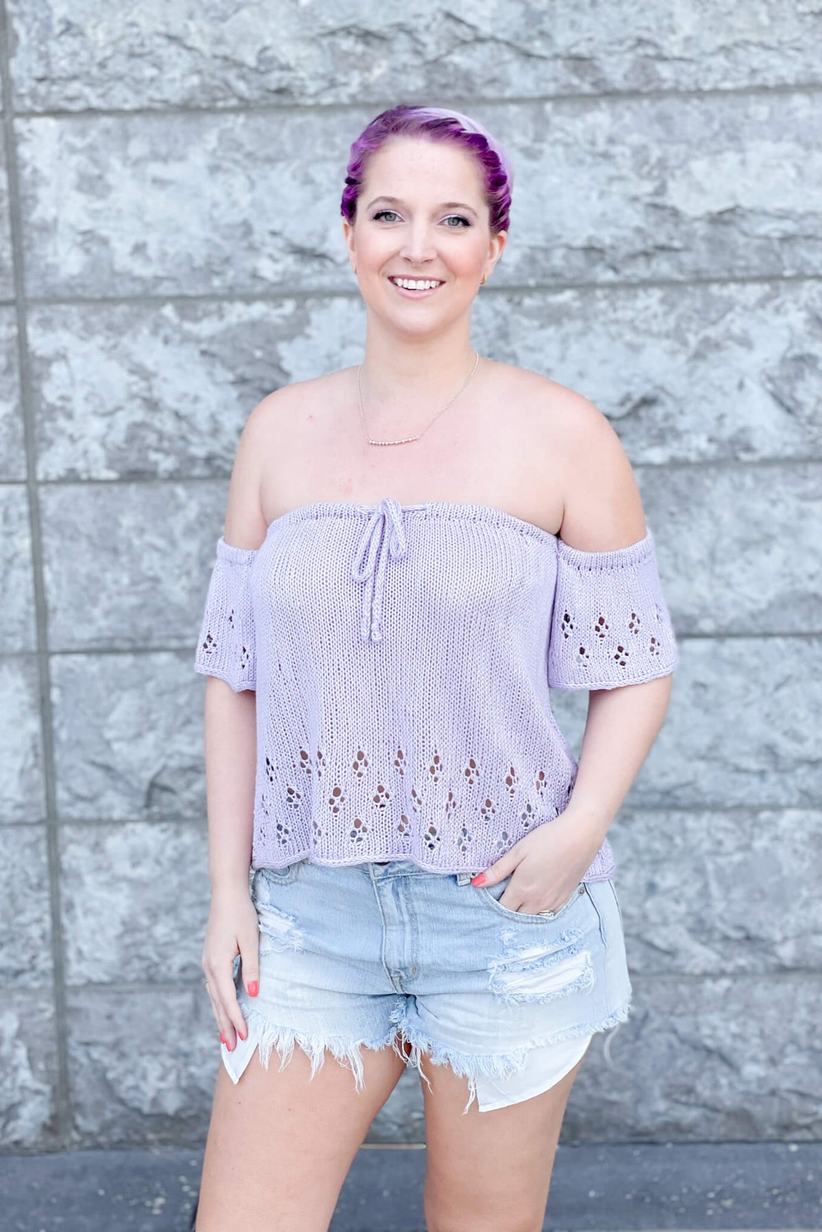 Knit Kit - Daisy Summer Blouse – Lion Brand Yarn