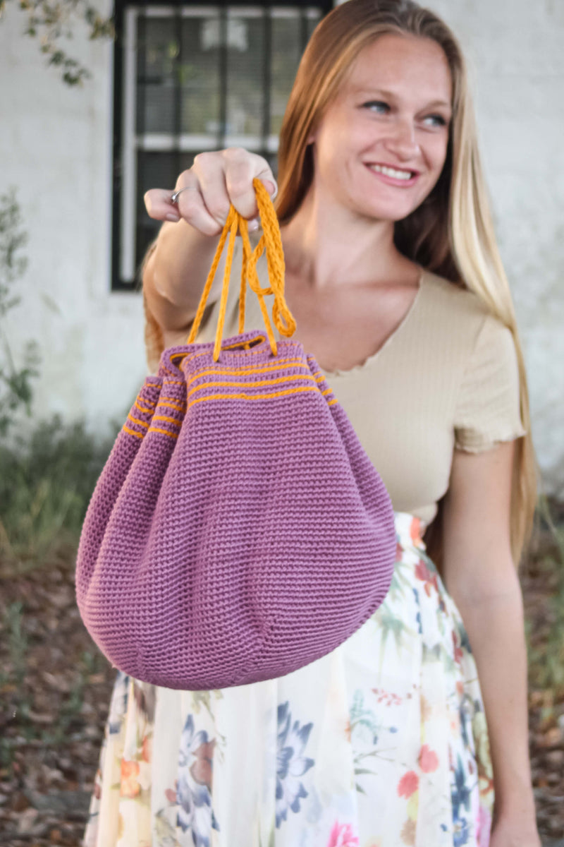 Crochet Kit - Reversible Scrunch Bag