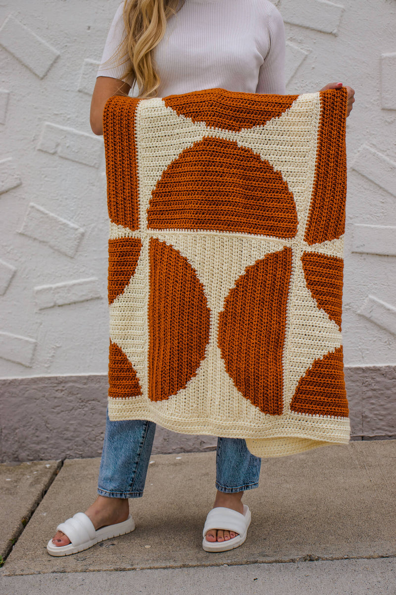 Crochet Kit - MCM Throw Blanket