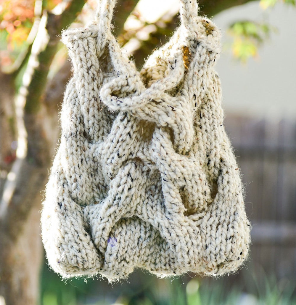 Knit Kit Drunken Tote – Lion Brand Yarn - Main Image