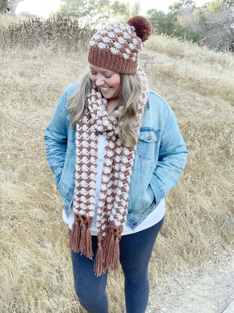 Crochet Kit - The Tobyn Hat and Scarf