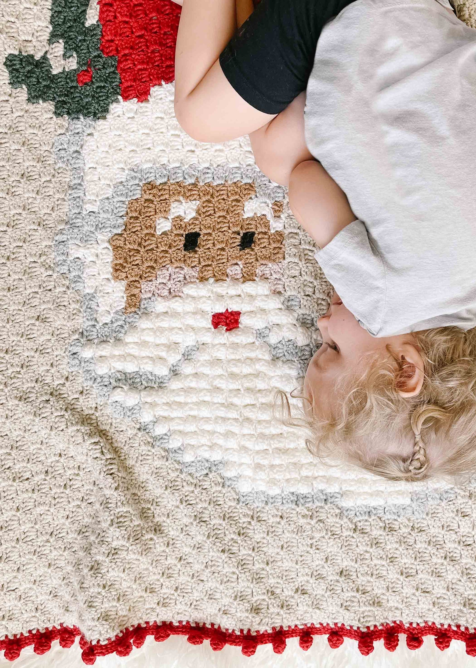 Crochet Kit - Jolly Old St. Nick Blanket – Lion Brand Yarn