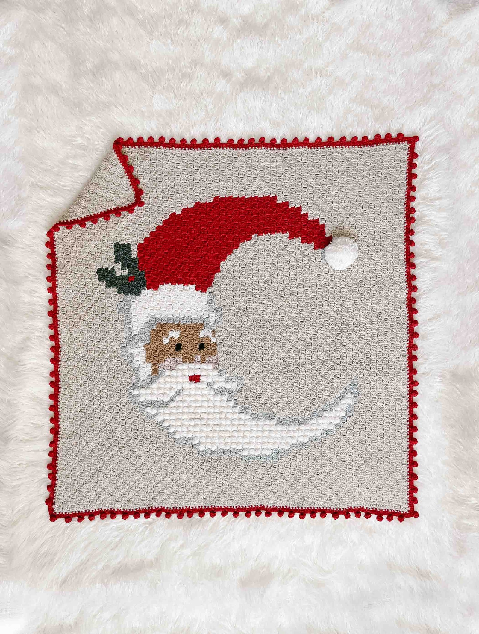 Crochet Kit - Jolly Old St. Nick Blanket – Lion Brand Yarn