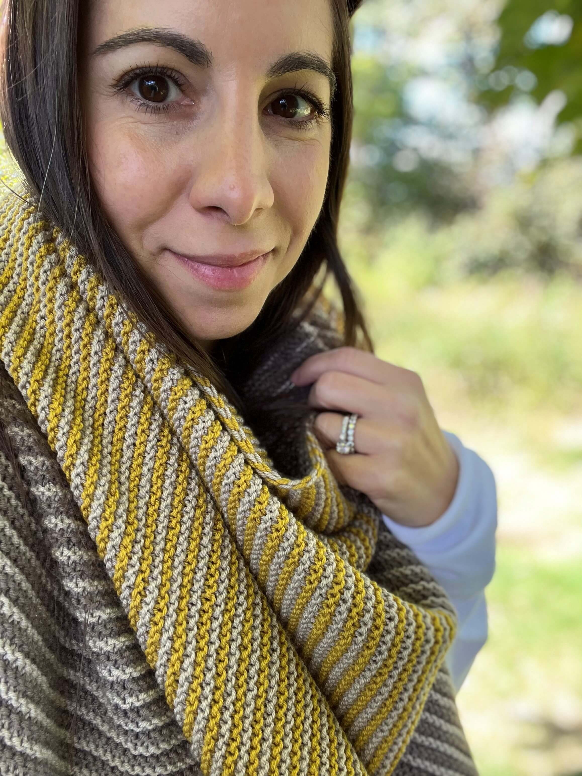 Knit Kit Rhinebeck Shawl 2022 Lion Brand Yarn