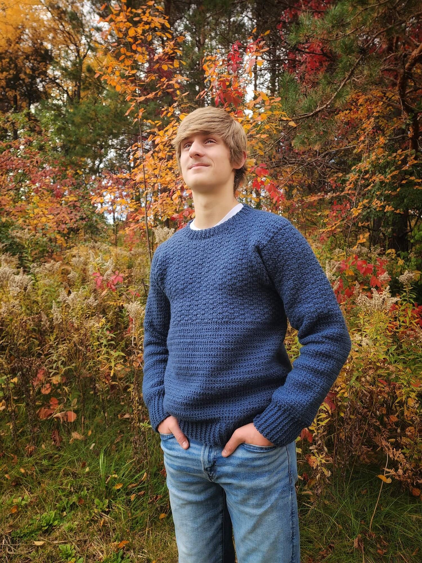 Crochet Kit - Split Level Pullover – Lion Brand Yarn