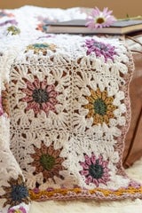 Crochet Kit - Meadow Flowers Blanket thumbnail