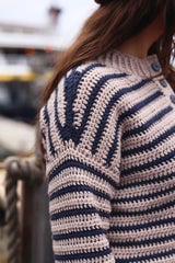 Crochet Kit - Mariniere Striped Henley thumbnail