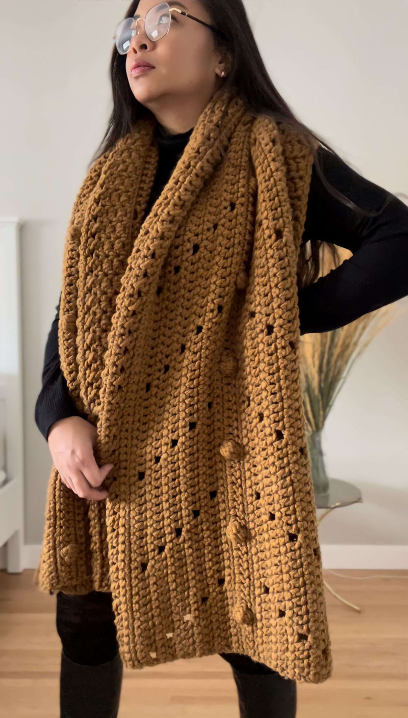 Crochet Kit - Dieppe Blanket Wrap