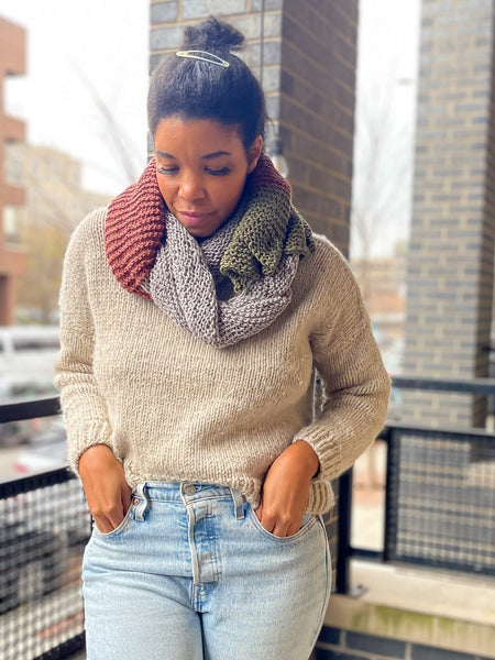 Knit Kit - City Flow Scarf – Lion Brand Yarn