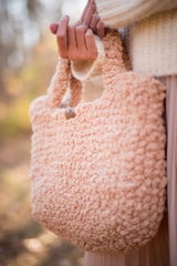 Crochet Kit - Fuzzy Fleece Bag thumbnail