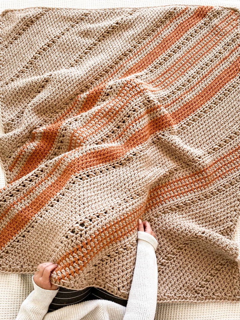 Crochet Kit - Pumpkin Spice Blanket