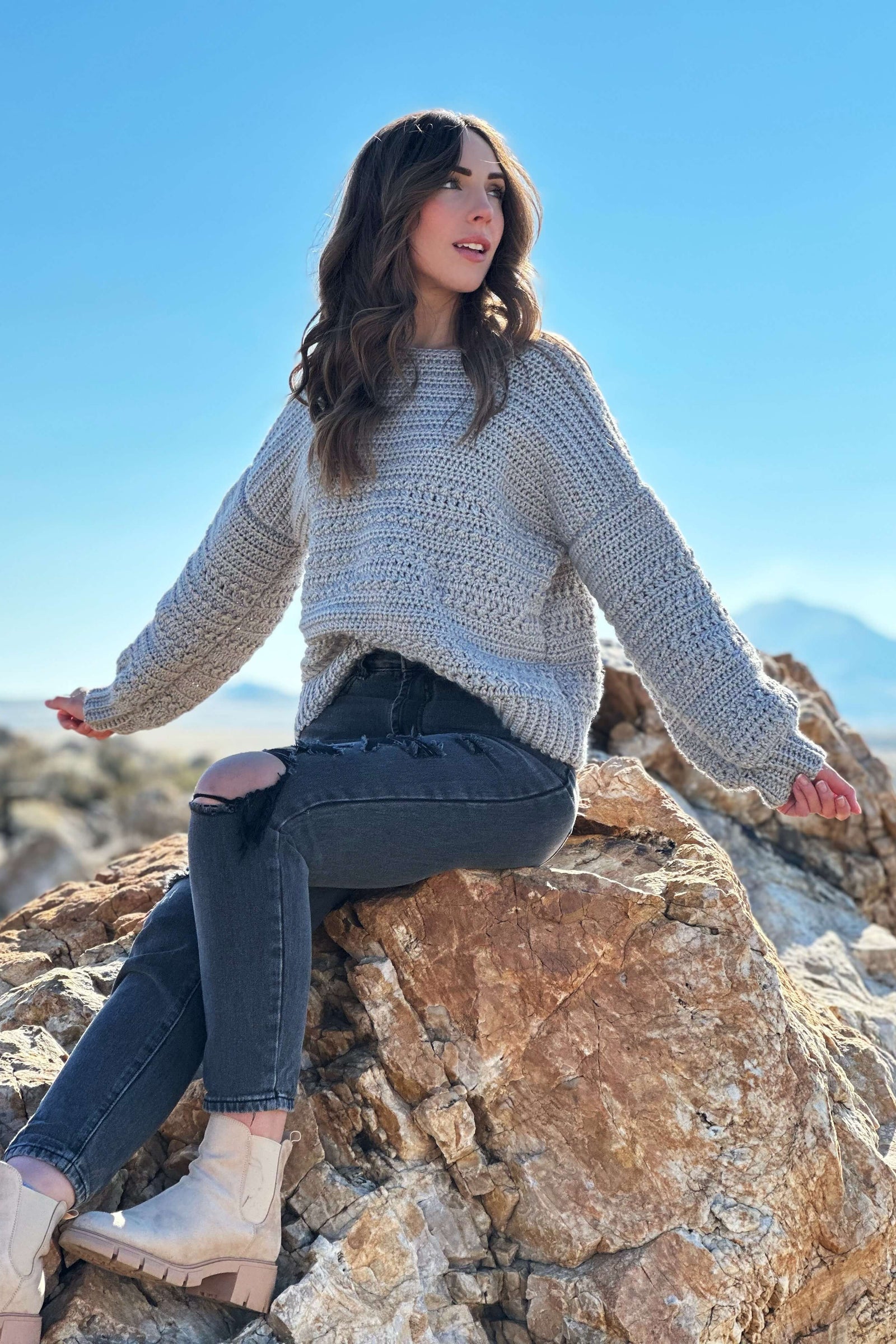 Crochet Kit - Ski Time Pullover – Lion Brand Yarn