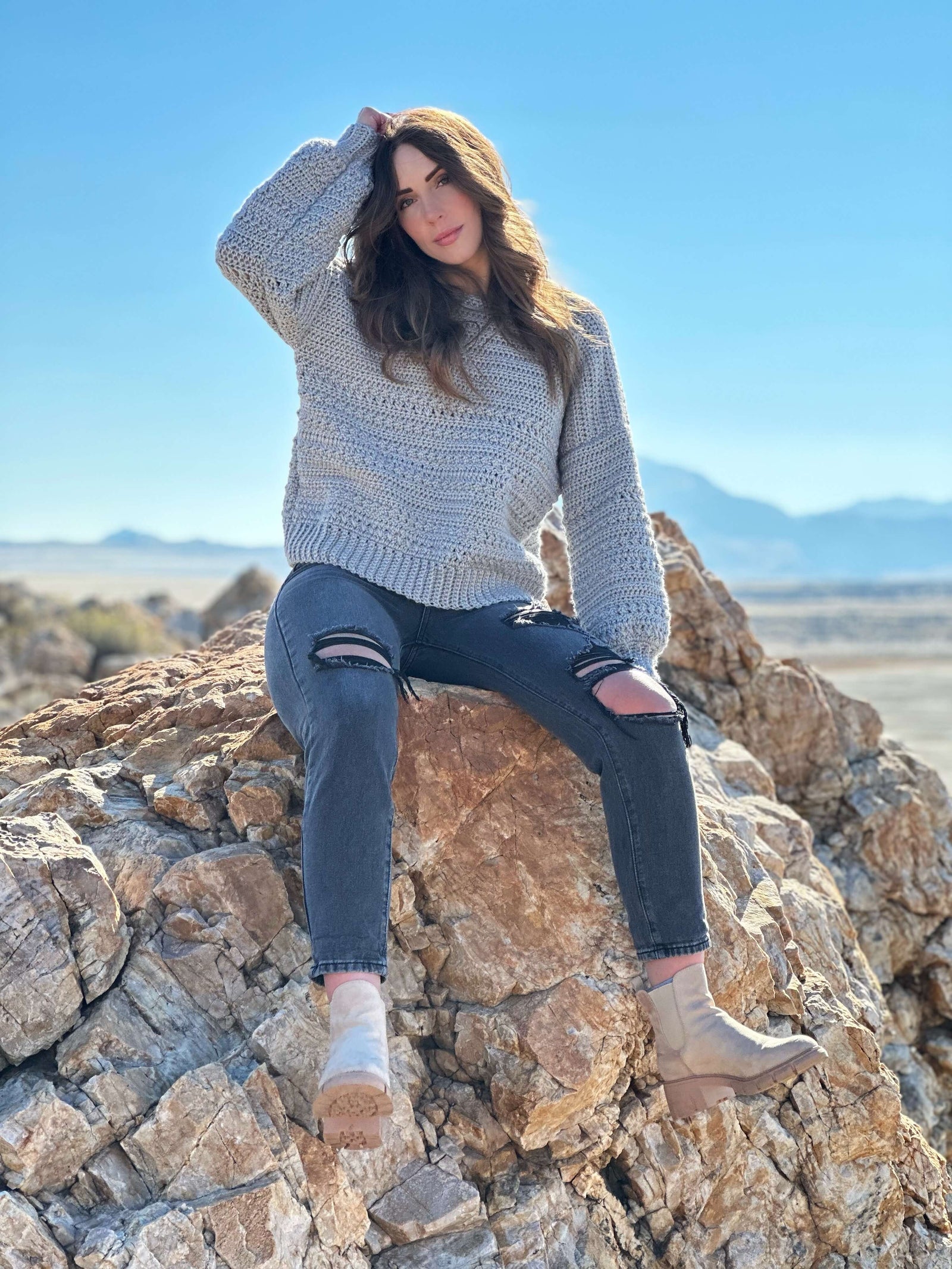 Crochet Kit - Ski Time Pullover – Lion Brand Yarn