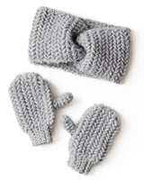 Crochet Kit - Harley Head Warmer & Mittens thumbnail
