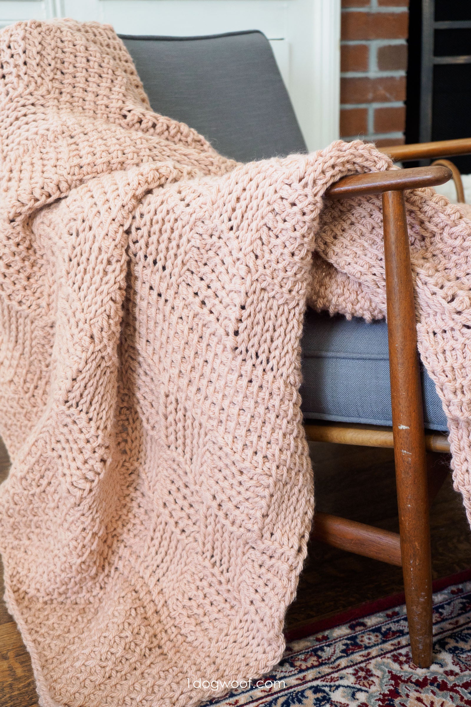 Crochet Kit - Tunisian Textures Blanket – Lion Brand Yarn