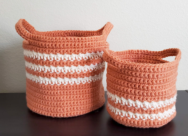 Crochet Kit - Cally Baskets Duo