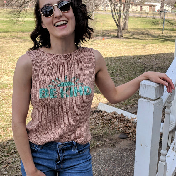 Knit Kit - Be Kind Tank Top – Lion Brand Yarn