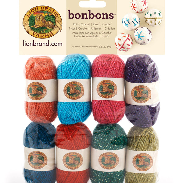 Lion Brand Bonbons Yarn 8/Pkg (Celebrate)